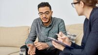 Men's health - man with GP.jpg 6 of the biggest health worries for men in their 20s