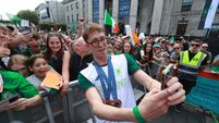 SPORT Olympics IrelandHomecoming 15050598 Team Ireland Homecoming -Paris 2024 Olympic Games