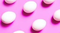 Egg Pattern on Pink
