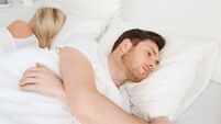 young man suffering from insomnia
