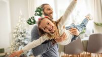 Christmas morning joy