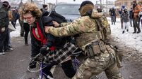 ICE (Immigration and Customs Enforcement) agents and protesters, Minneapolis, January 2026