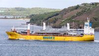 NEW NAVY PATROL BOATS ARRIVE IN CORK, IRELAND