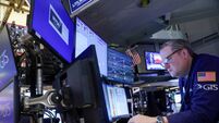 Traders At The New York Stock Exchange As Stocks Climb On Factory Data As Gold Selloff Eases
