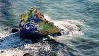 Climate change of The Planet Earth and environmental awareness concept