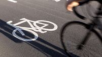 Commuters on bicycle paths