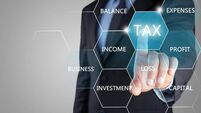 Concept of online taxation on touch screen