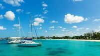 The sunny tropical Caribbean island of Barbados
