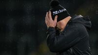 Liam Cahill reacts to a missed chance 21/2/2026