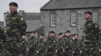 Review of the 125th Infantry Battalion